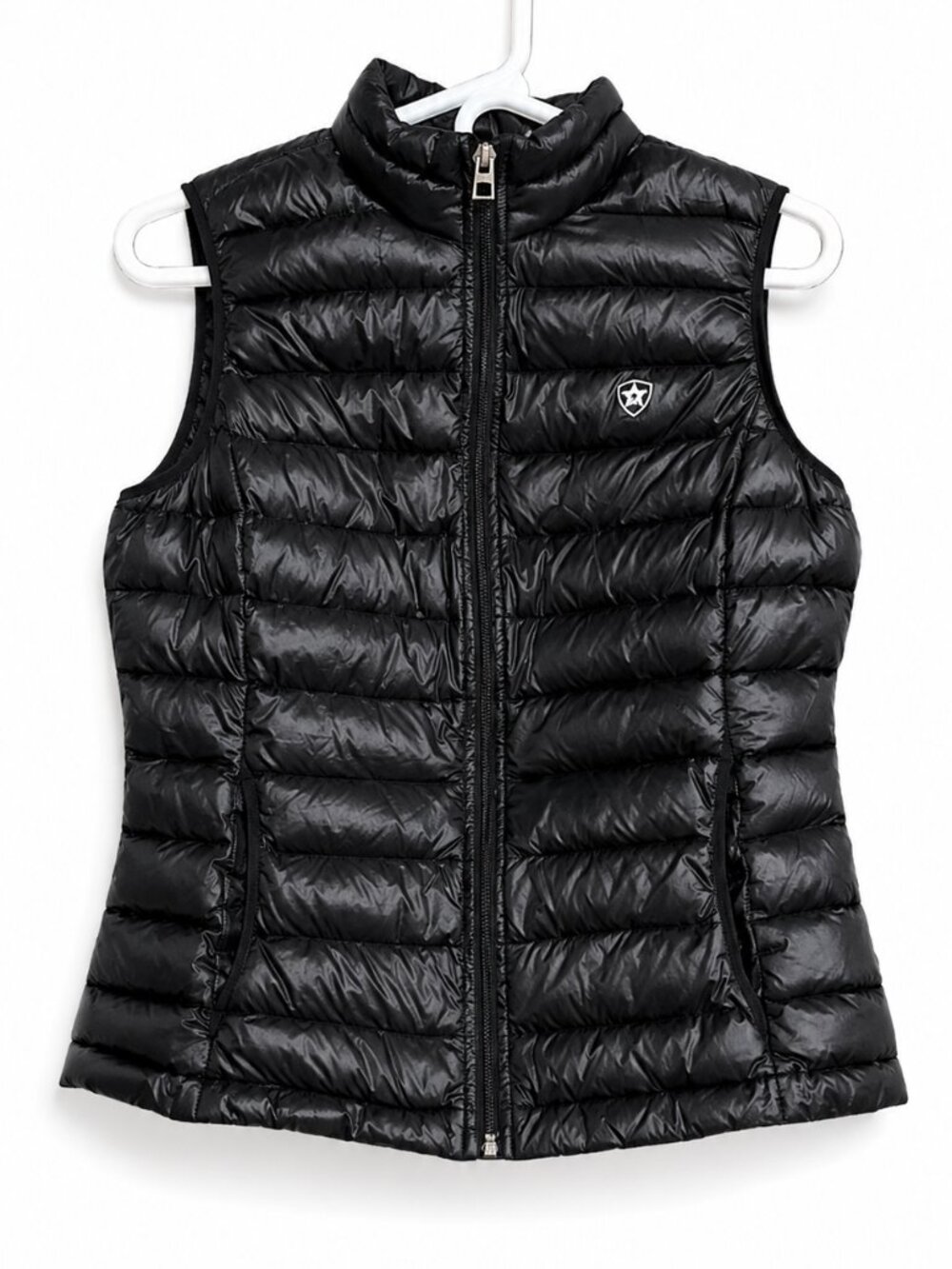 Ariat Ideal Down Black Puffer Vest Women’s Medium Packable Quilted